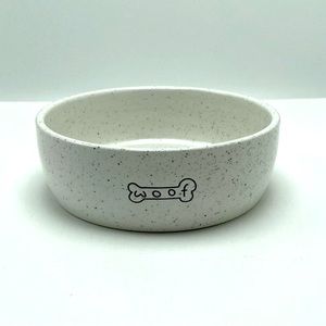 Pearhead Ceramic “WOOF” Dog Bowl Medium